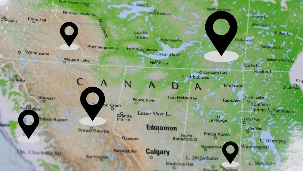 An image of the world map